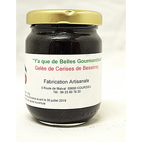 Gourmandise à la cerise de Bessenay (Gelée allégée en sucre)