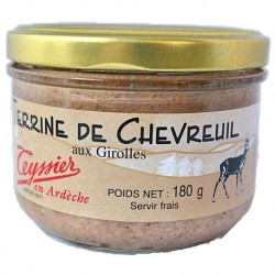 Terrine de chevreuil aux girolles 180g - Teyssier