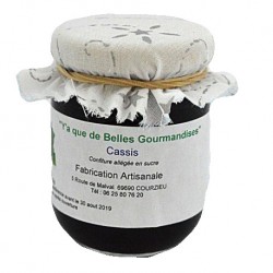 Gourmandise au cassis de Bourgogne (Confiture allégée en sucre)