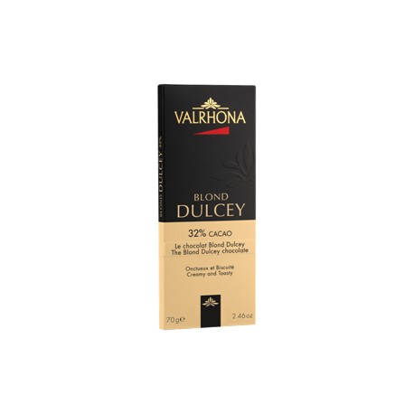 Tablette Valrhona DULCEY blanc 70g