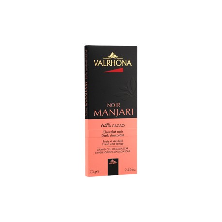 Tablette Valrhona MANJARI noir 70g