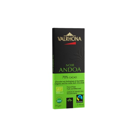 Tablette Valrhona ANDOA noir 70g