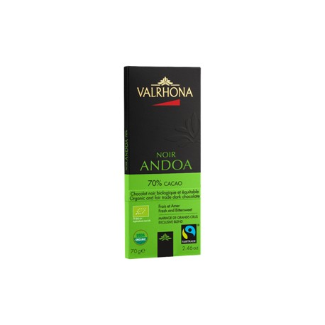 Tablette Valrhona ANDOA noir 70g