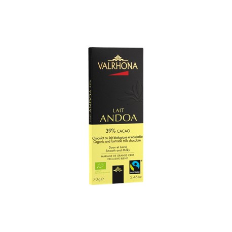 Tablette Valrhona ANDOA blanc 70g biologique