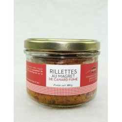 Rillettes au magret de canard fumé 180g - Maison Sudreau