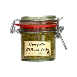 Compotée d'olives vertes 90g