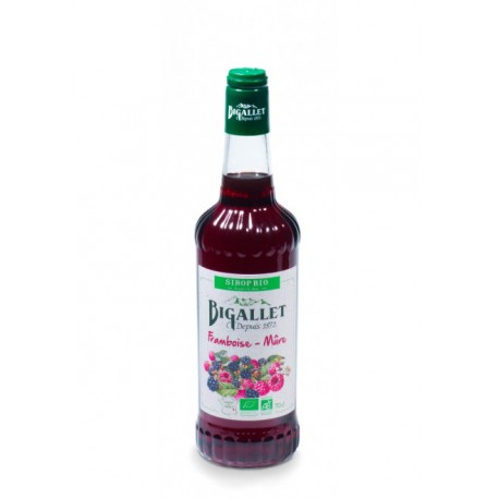 Sirop de framboise-mure BIO 50 cl