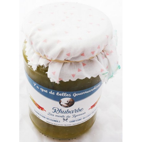 gourmandise à la rhubarbe 125g