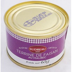 Terrine de faisan au Malbec 65g - Sudreau