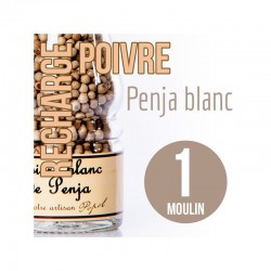 Mirvine : Poivre Penja blanc moulin