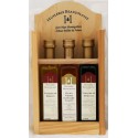 Coffret en bois huile et vinaigre - Les exotiques