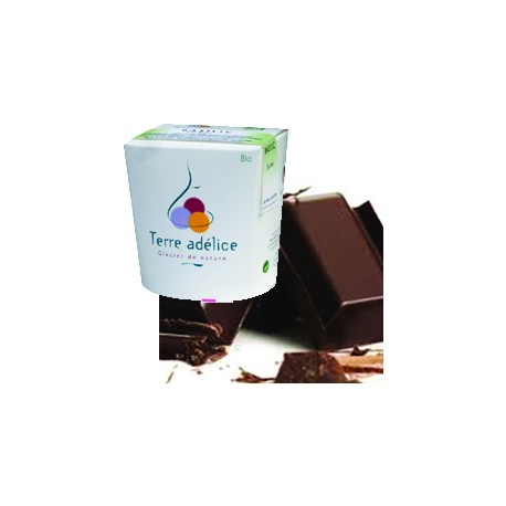 Mirvine : Sorbet chocolat noir bio Terre Adélice 