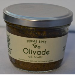 Mirvine : olivade BIO 180g Ferme Bres