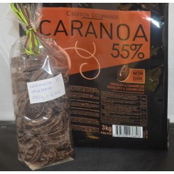 Chocolat VALRHONA CARANOA 55% 