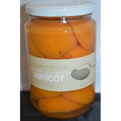 Mirvine : abricots au sirop