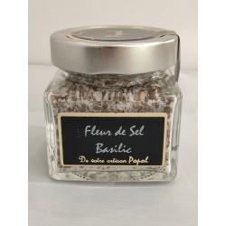 Fleur de sel au Basilic 150g  - Popol