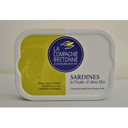 Sardines à l'huile d'olives bio - Mirvine