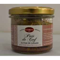 Pâté de Cerf au foie de canard 90g - Sudreau