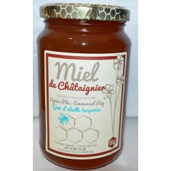 Miel de Chataignier BIO 500g "l'Abeille Turquoise