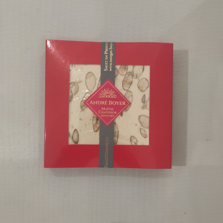Carré de nougat blanc 115g - André Boyer